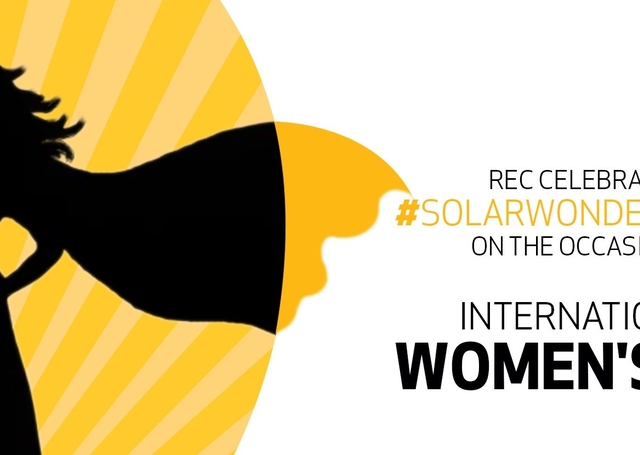 Visual for REC's Internal Women's Day 2021 campaign