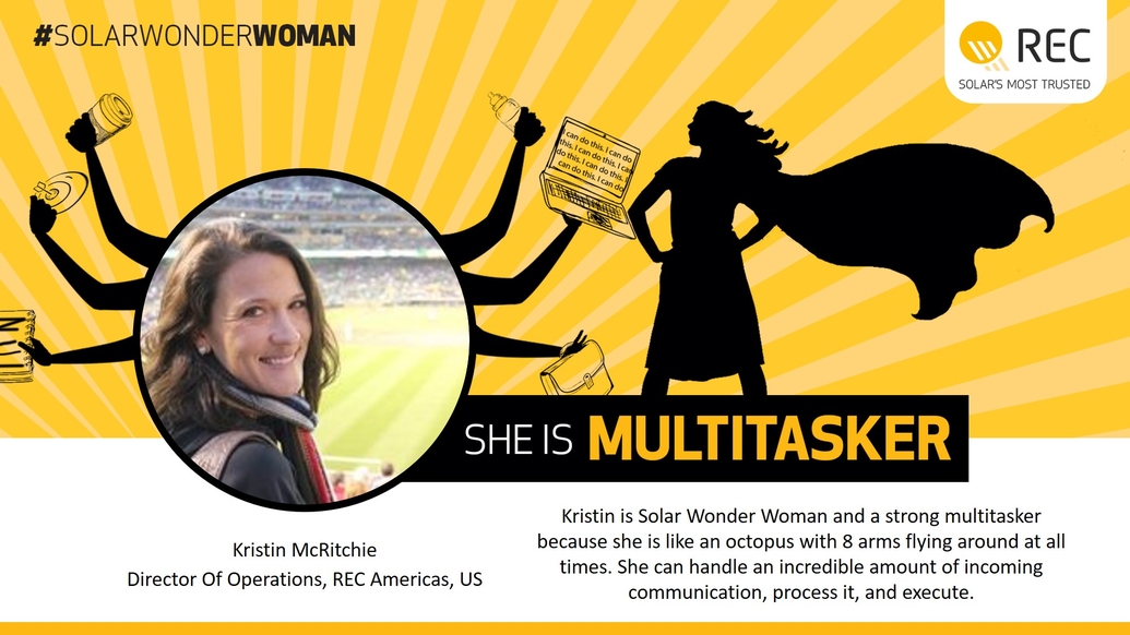 International Women's Day social card for Kristin McRitchie