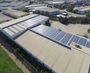 Solar installation on rooftop of Special Equipment A’ Asia Pty Ltd in Australia