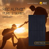 DAtasheet of REC Alpha Pure 2 solar panel