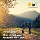 REC Alpha Pure-RX solar panel